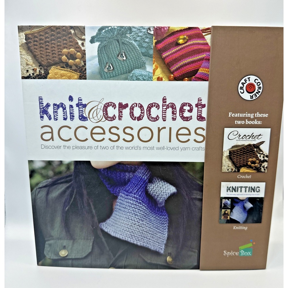 Knit Crochet Accessories Kit Learn To Knit Starter Craft Set New Sealed